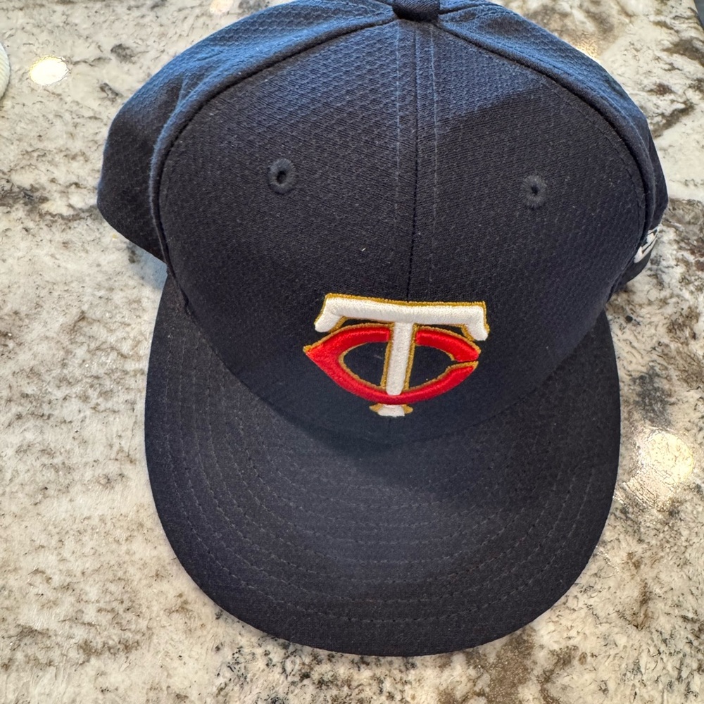 New Era Navy and Gray Fitted Cap